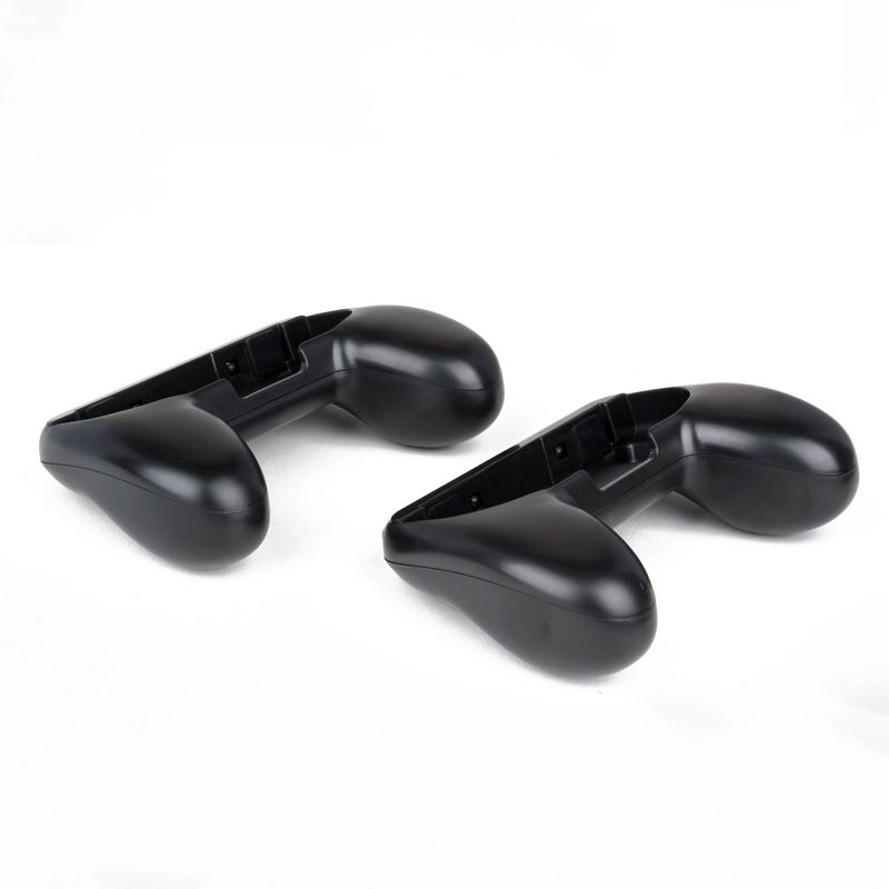 KMD 2 Pack Joy-Con Prective Controller Handle Grips Holder Compatible with Nintendo Switch Black