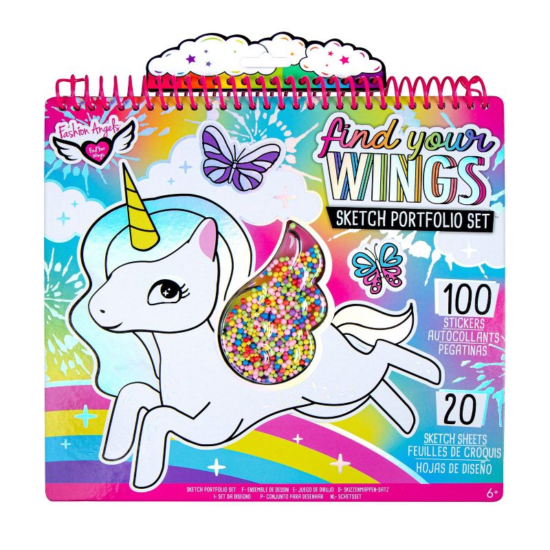 Fashion Angels Unicorn Fantasy Sketch Portfolio Set