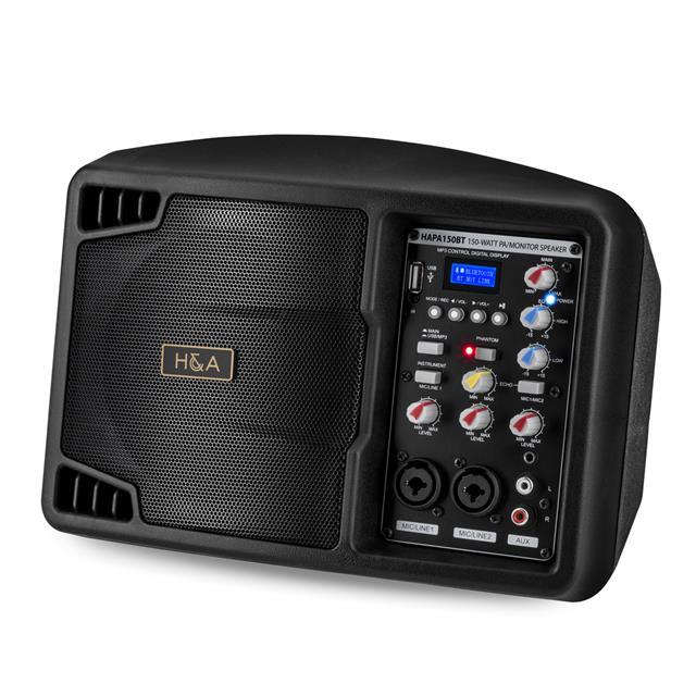 H&A 5" 150W Portable PA System with Bluetooth #HA-PA-150-BT
