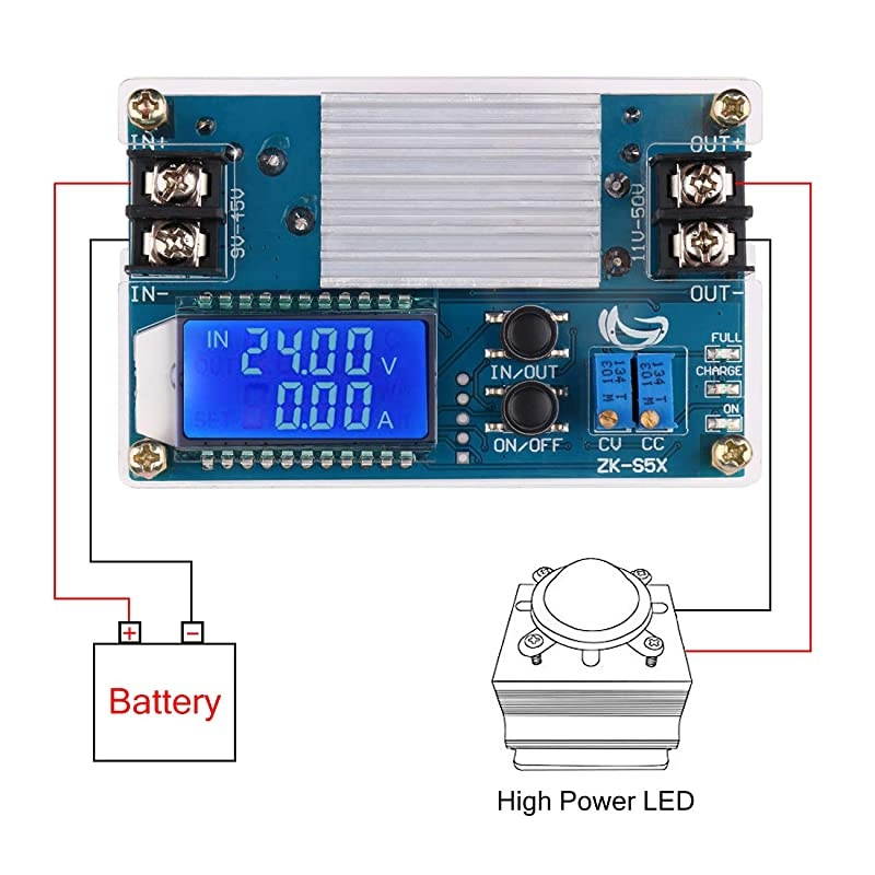 DC Boost Converter  945V 12V 24V to 1150V 36V 48V 5A DCDC Step Up Voltage Regulator Adjustable Voltage Step Up Power Supply Module with LED Display
