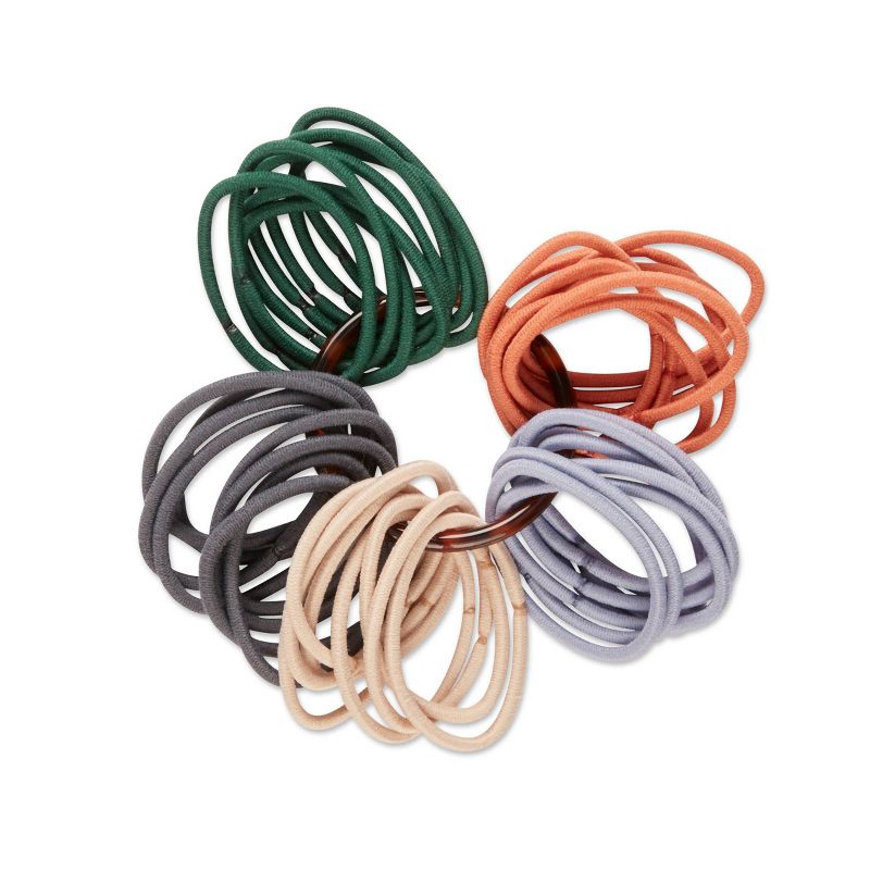 scunci Bright Elastics with Holder - 40ct
