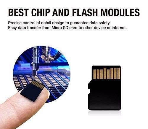 Micro SD HC 128 GB Class 10 TF Flash Memory Card with Adapter (1 Pcs)