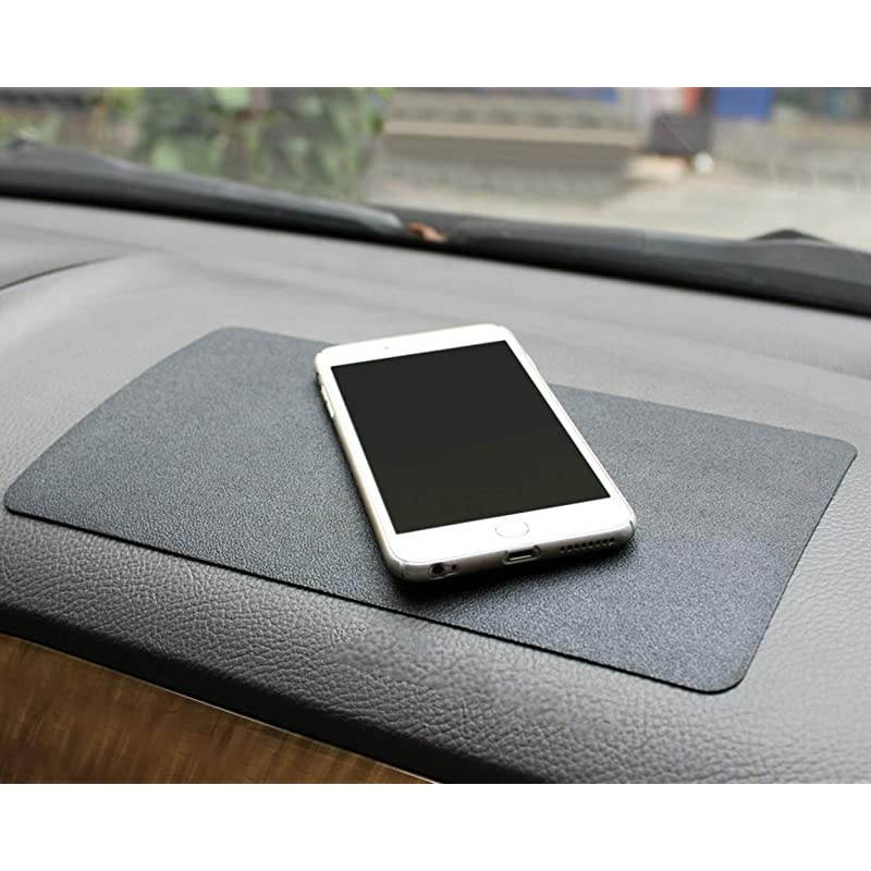 Car Dashboard Mat 10.5x5.9 Inches Extra Large Non-Slip Sticky Pad Anti Slip Mat Adhesive Mat for Phones, Glasses, Keys