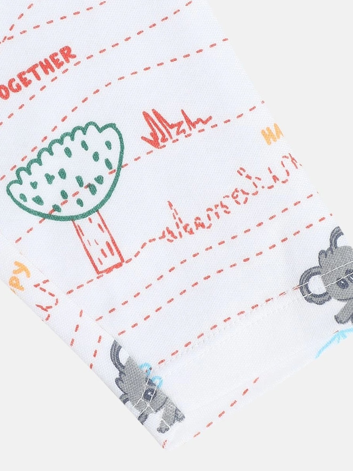 Nino Bambino Kids Navy & White Checks Kurta with Pyjama