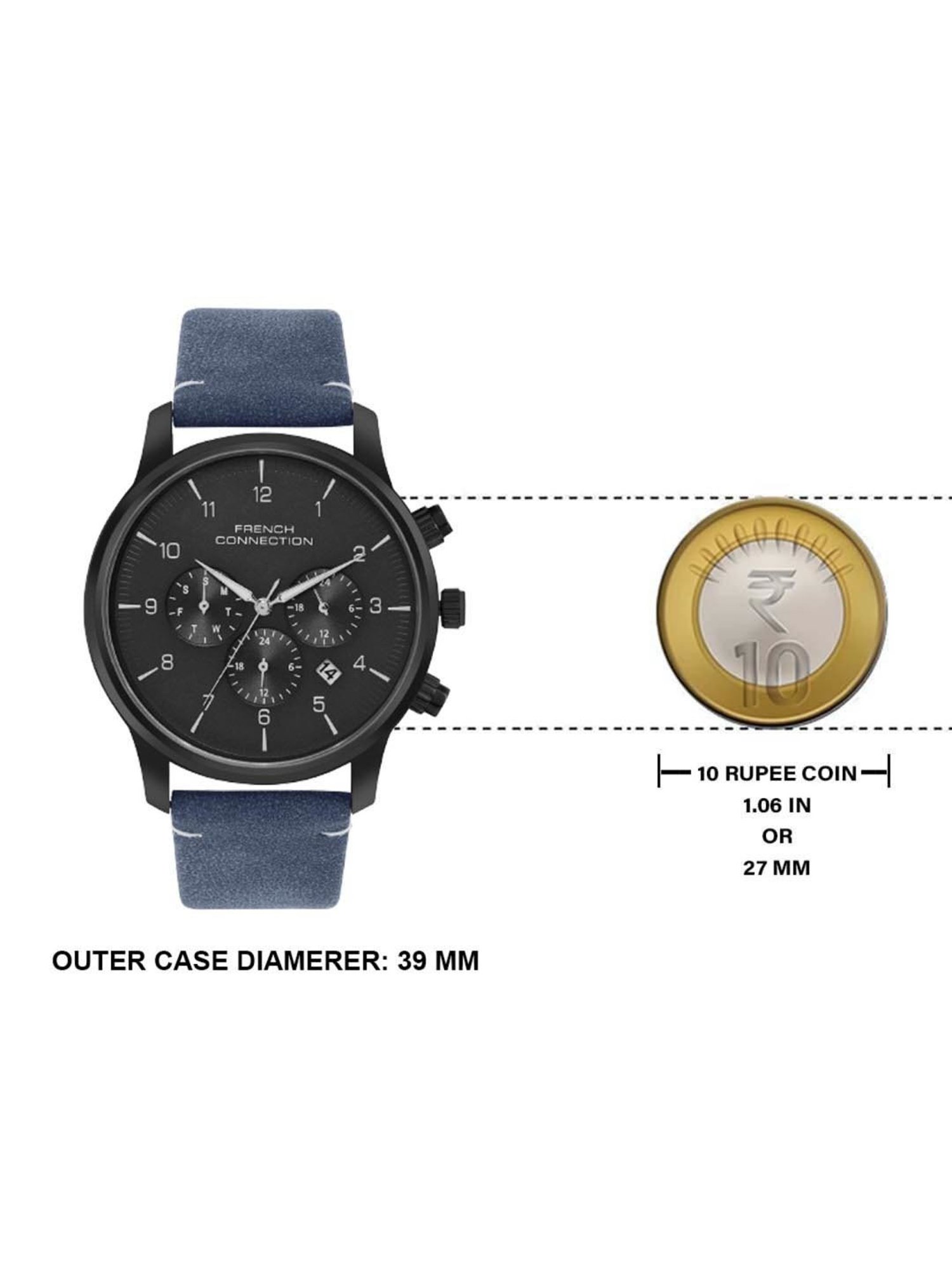 French Connection FCN00055C Fiord Chronograph Watch for Men