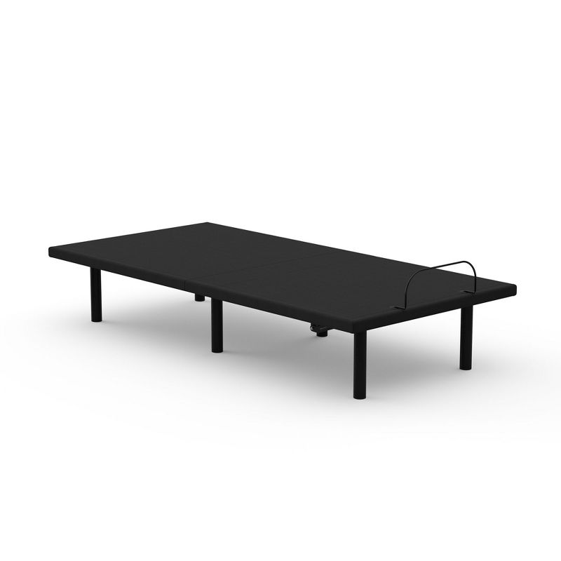 Reverie R400 Electric Bluetooth Fabric Adjustable Power Bed Base with Massaging Technology and Wireless Remote Control Included, Twin XL