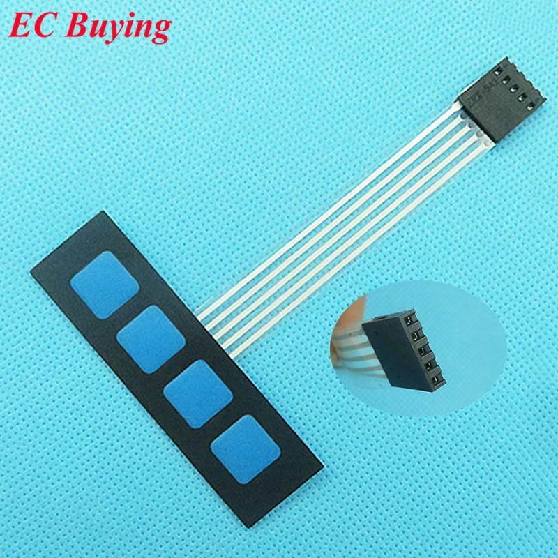 1*4 4 Key Matrix Membrane Switch Keypad Keyboard Control Panel SCM Extended Keyboard Super Slim for Arduino No Words DIY