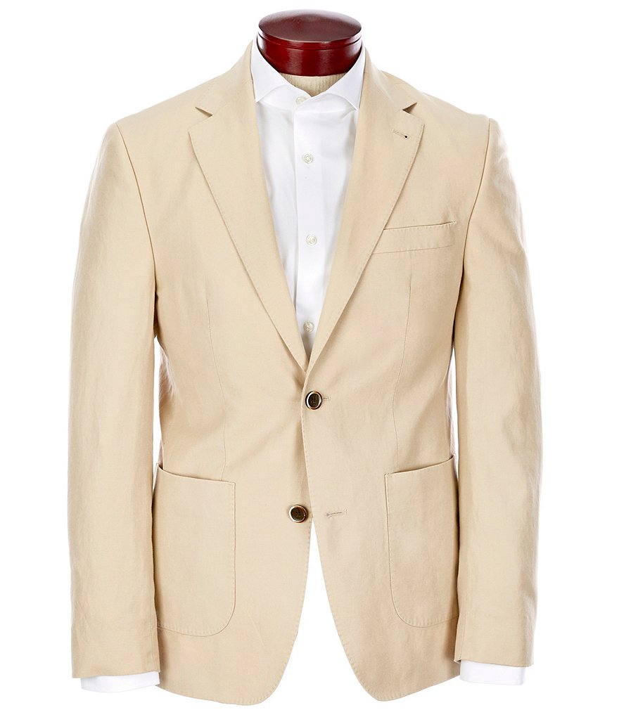 Murano Interstellar Collection Slim-Fit Checked Suit Separates Blazer