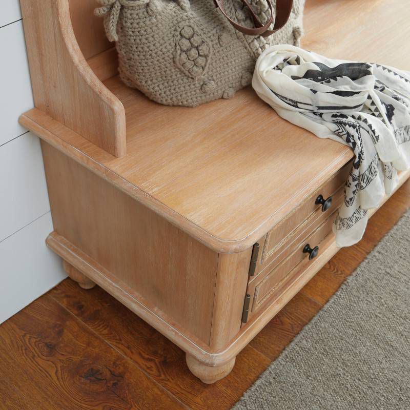 Cambridge Hall Tree White Washed - Home Styles