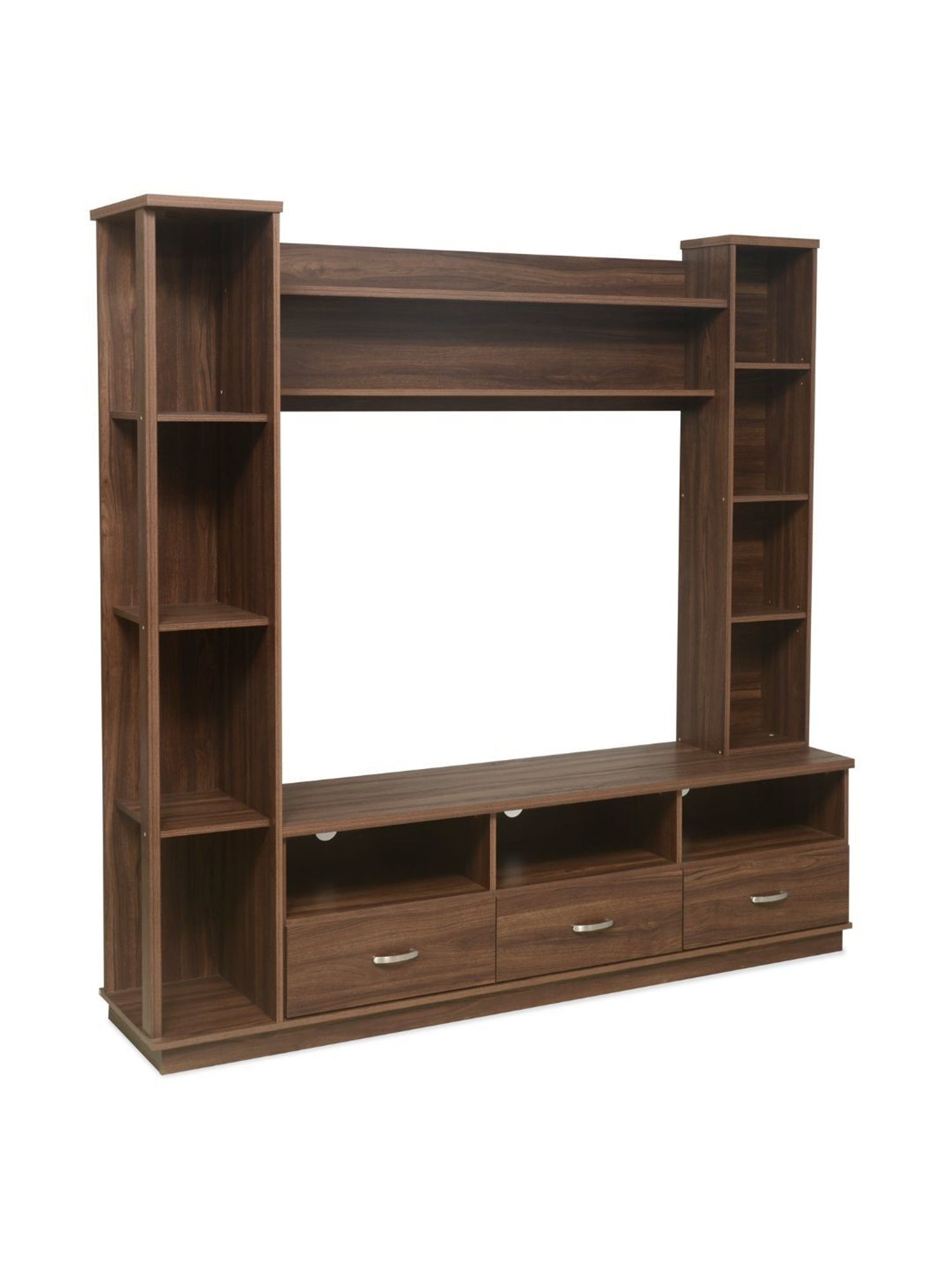 Nilkamal Cora White Engineered Wood TV Entertainment Unit with 2 Shelves