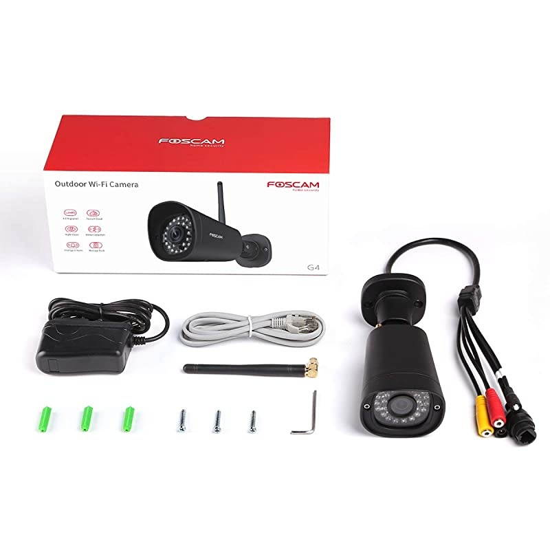 G4 Full HD 4MP 2K WiFi Outdoor Security Camera with Human-Only Detection,Motion Detection, Free Cloud Service Included, 65ft Night Vision with IR Lights, IP66 Weatherproof,Supports Alexa