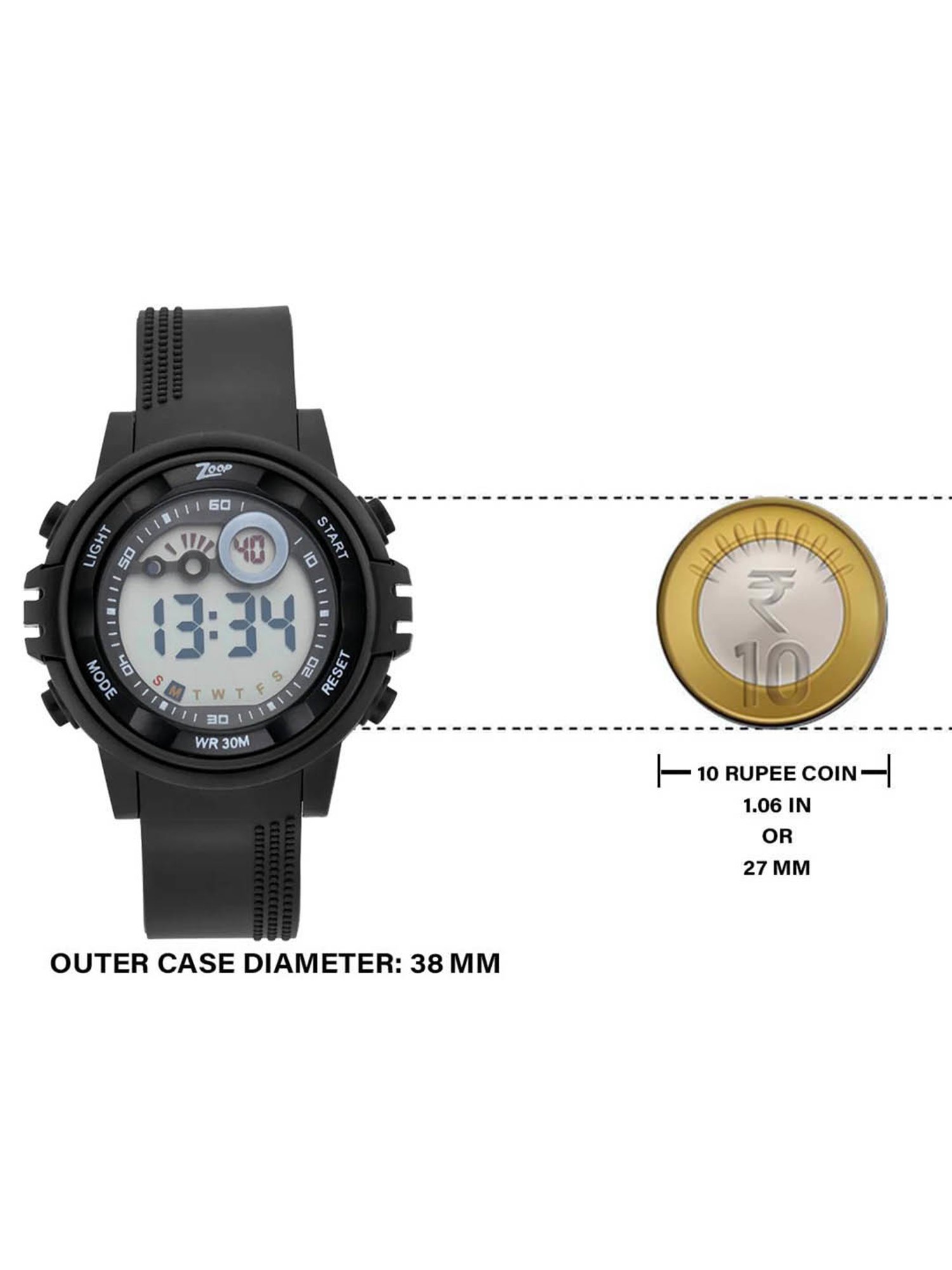 Zoop NS16017PP01 Unisex Digital Watch