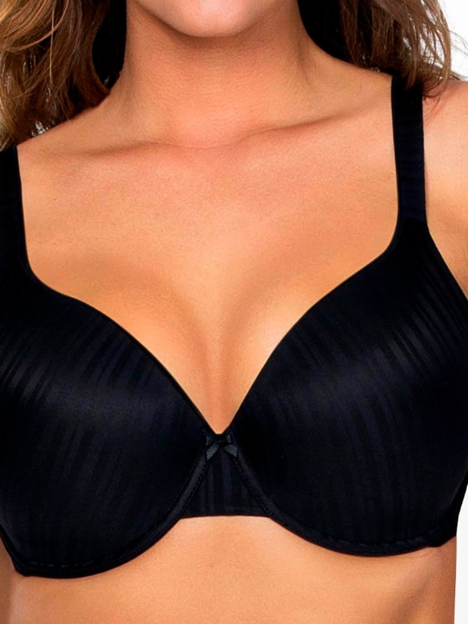 PARFAIT Black Under Wired Padded T-Shirt Bra