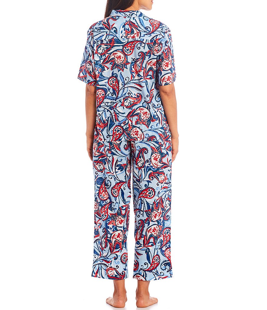 Lauren Ralph Lauren Classic Notch-Collar Sateen Coordinating Pajama Set