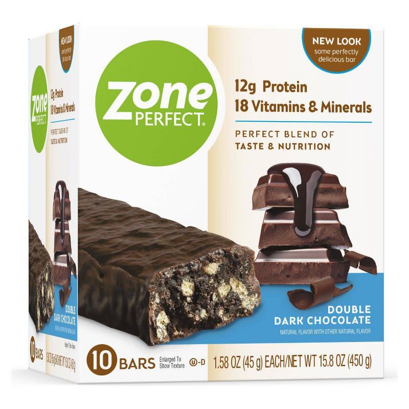 ZonePerfect Protein Bar Double Dark Chocolate - 10 ct/15.8oz
