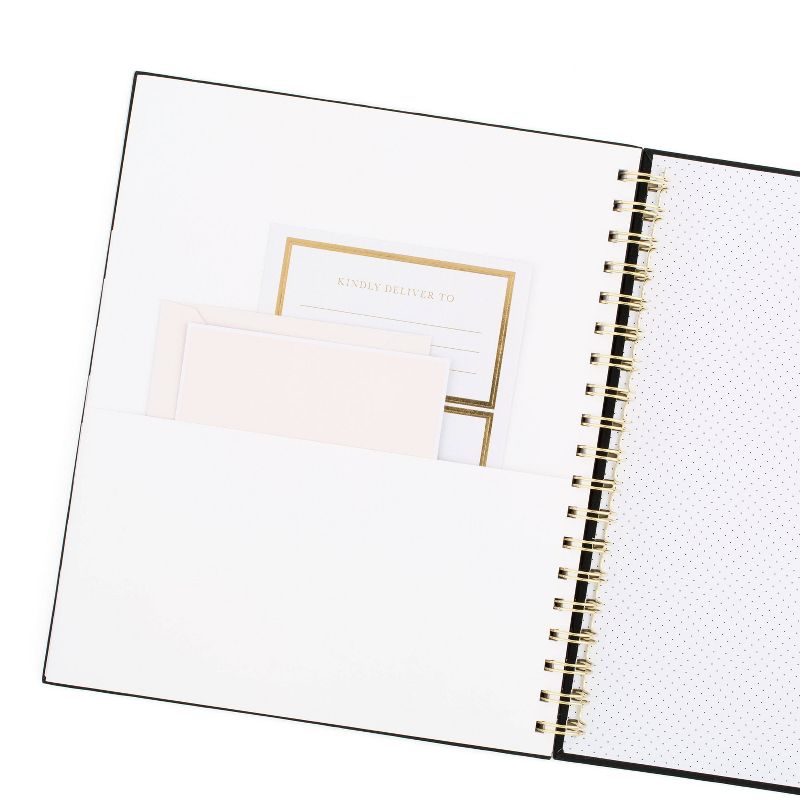 2021-22 Academic Planner 9.875" x 7.875" Weekly/Monthly Hardcover Black - Sugar Paper™