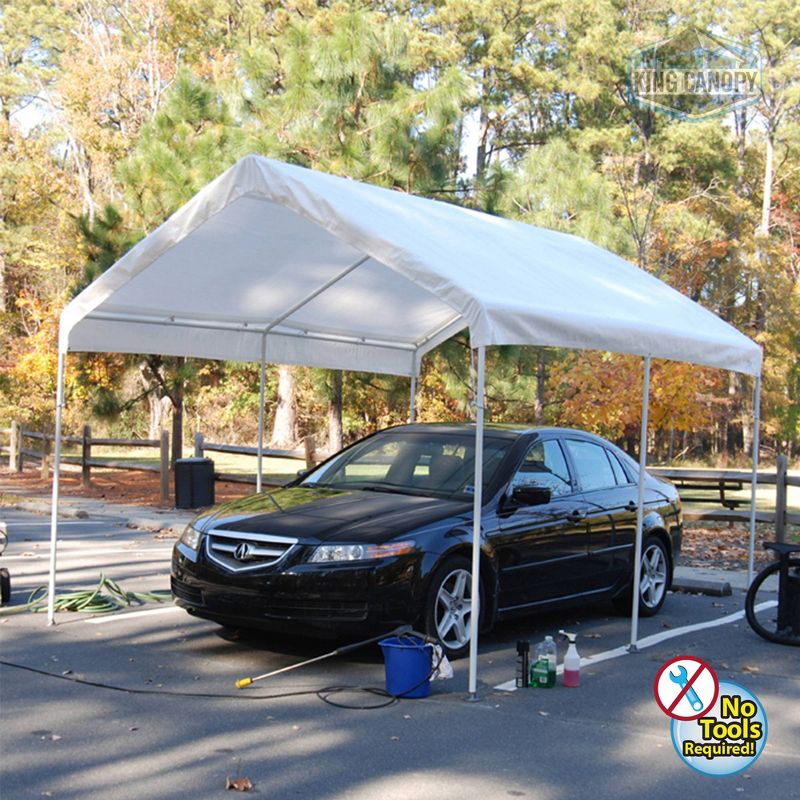King Canopy 10'x13' Universal 6 Leg Tent with White Cover
