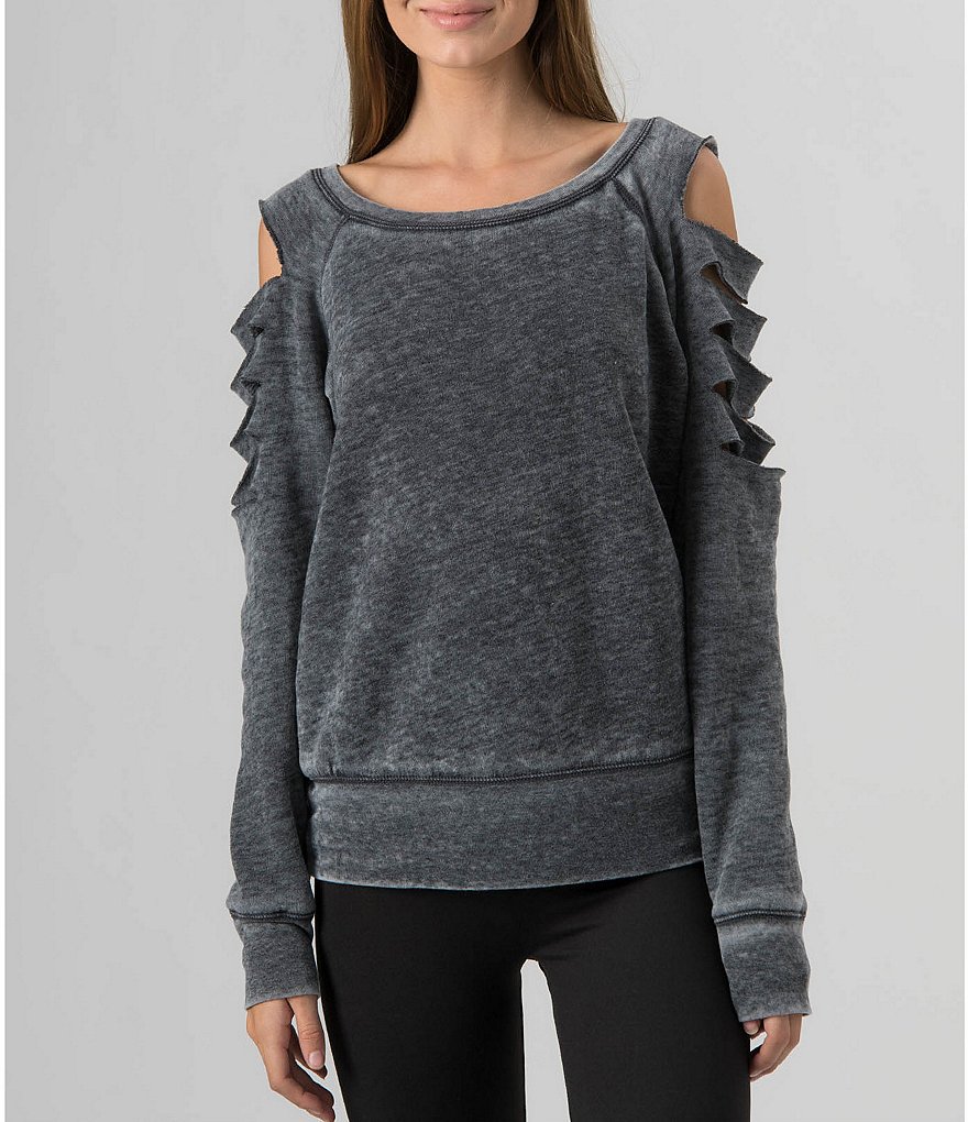 JALA French Terry Fleece Laser-Cut Sweatshirt