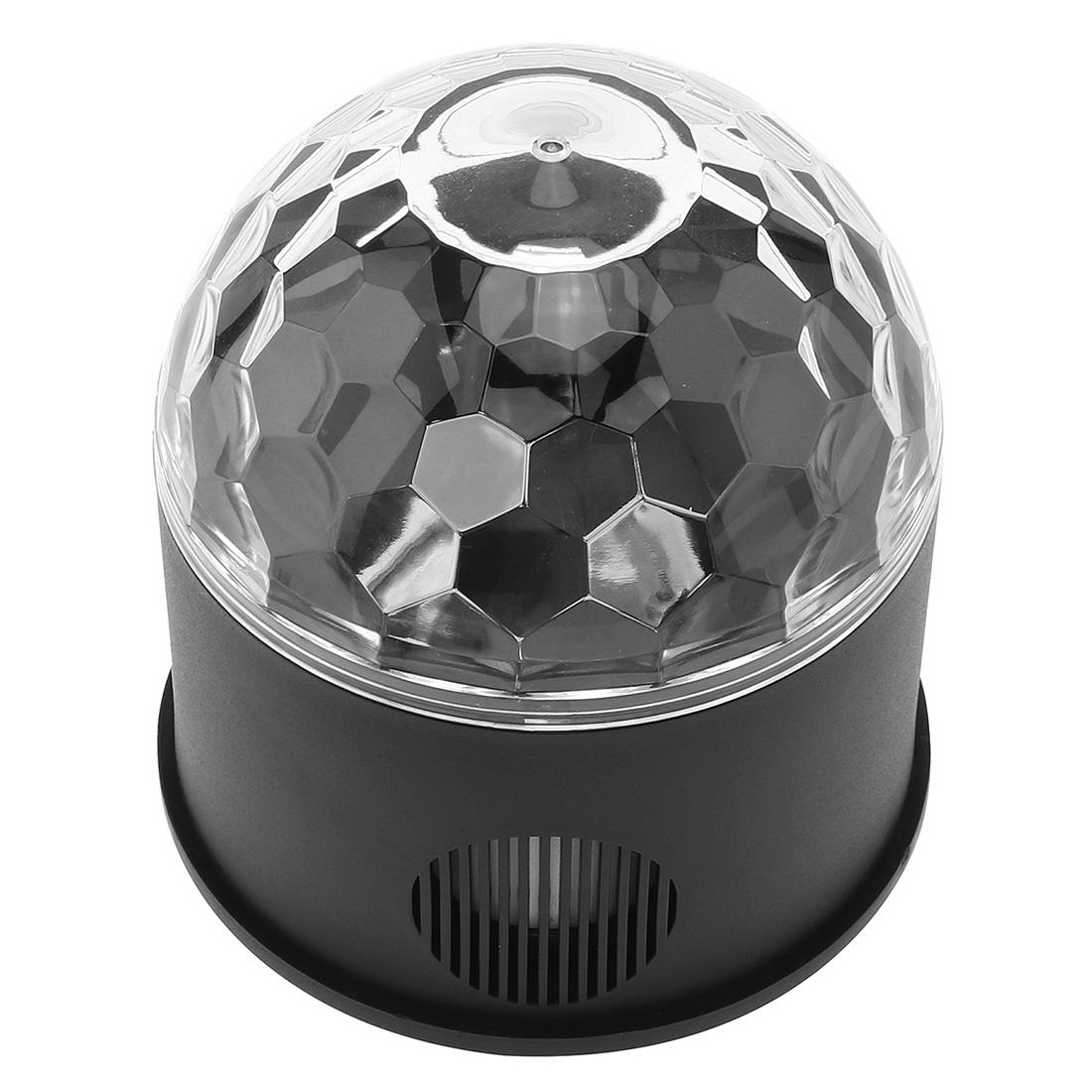 Bluetooth + Speaker 9W 9 Colors USB 5V LED Magic Ball Projector Stage Lights Support Wireless Phone Connection with Sound Control for Decoration / Car / Party