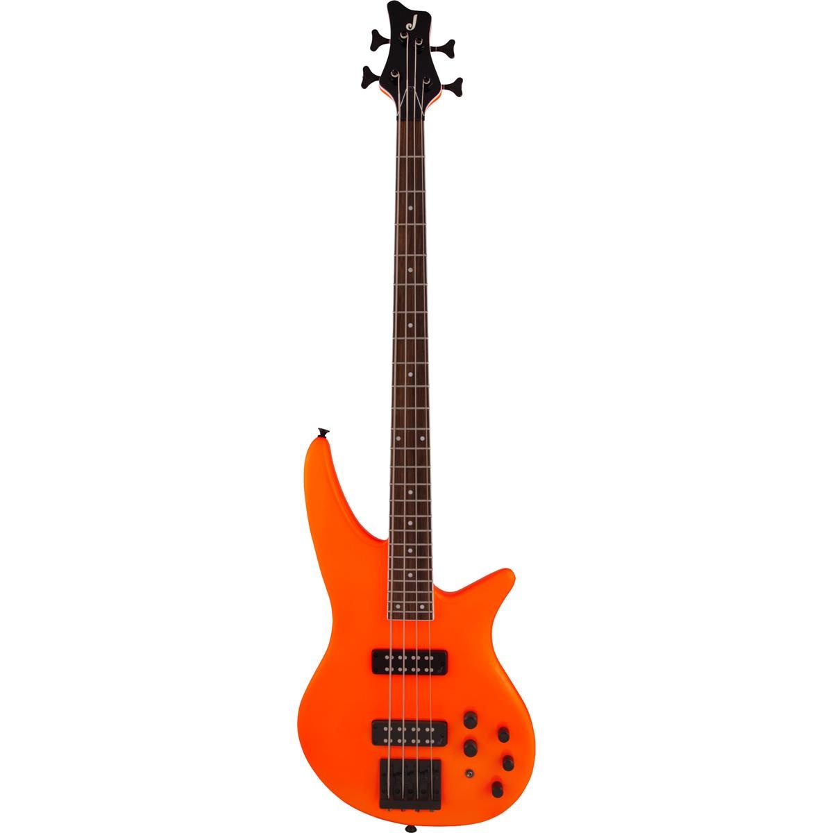 Jackson SBX IV X Series Spectra Bass Guitar, Neon Orange #2919904580