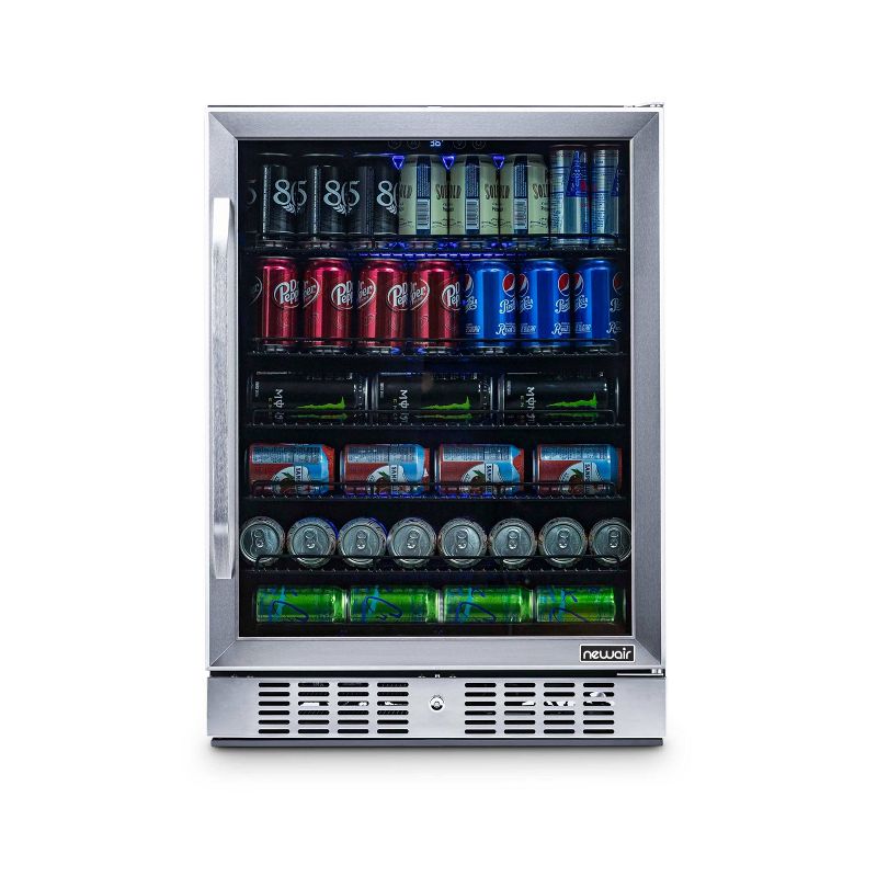 NewAir 177 Can Beverage Cooler - Stainless Steel ABR-1770