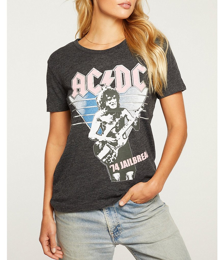 Chaser Knit ACDC Short Sleeve Tee