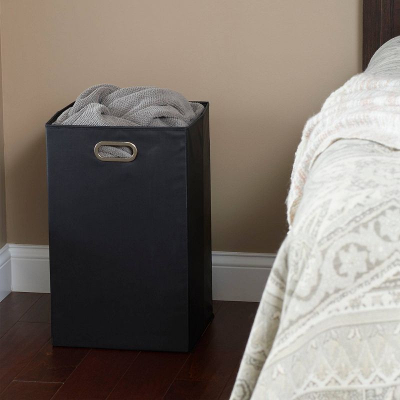 Household Essentials Laundry Hamper Black