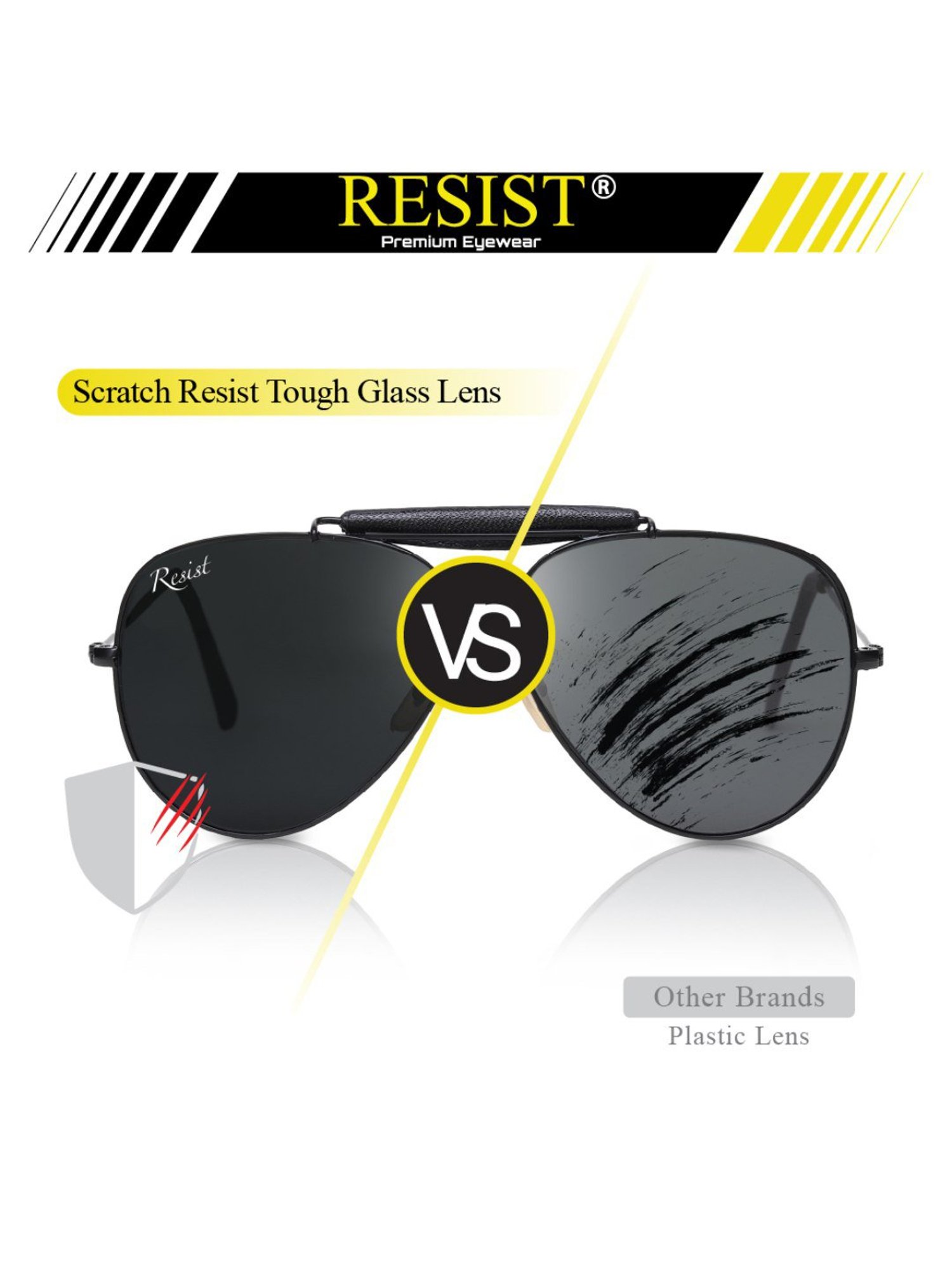 Opium Grey UV Protection Square Sunglasses for Women