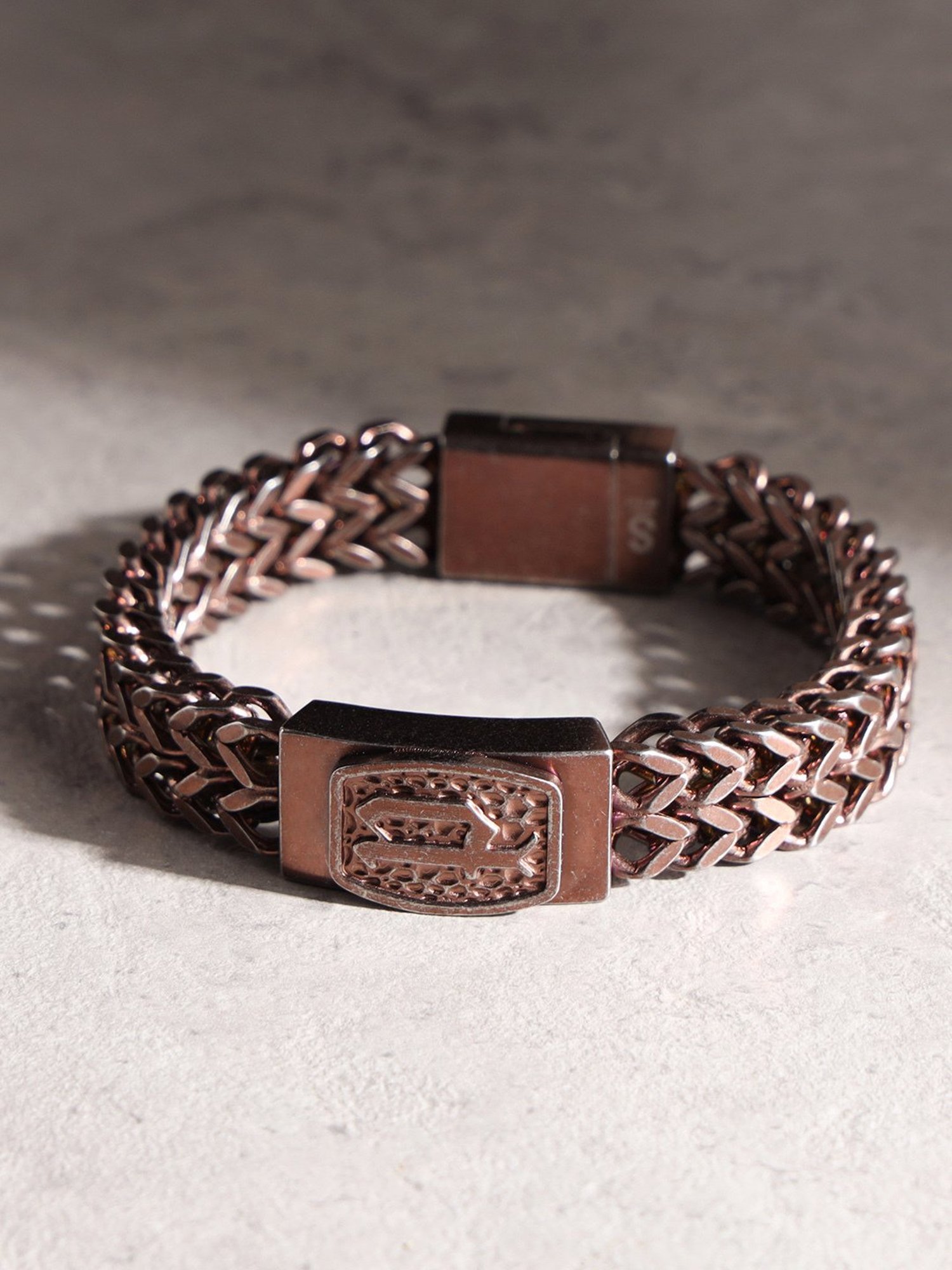 Police P-link Brown Bracelet for Men
