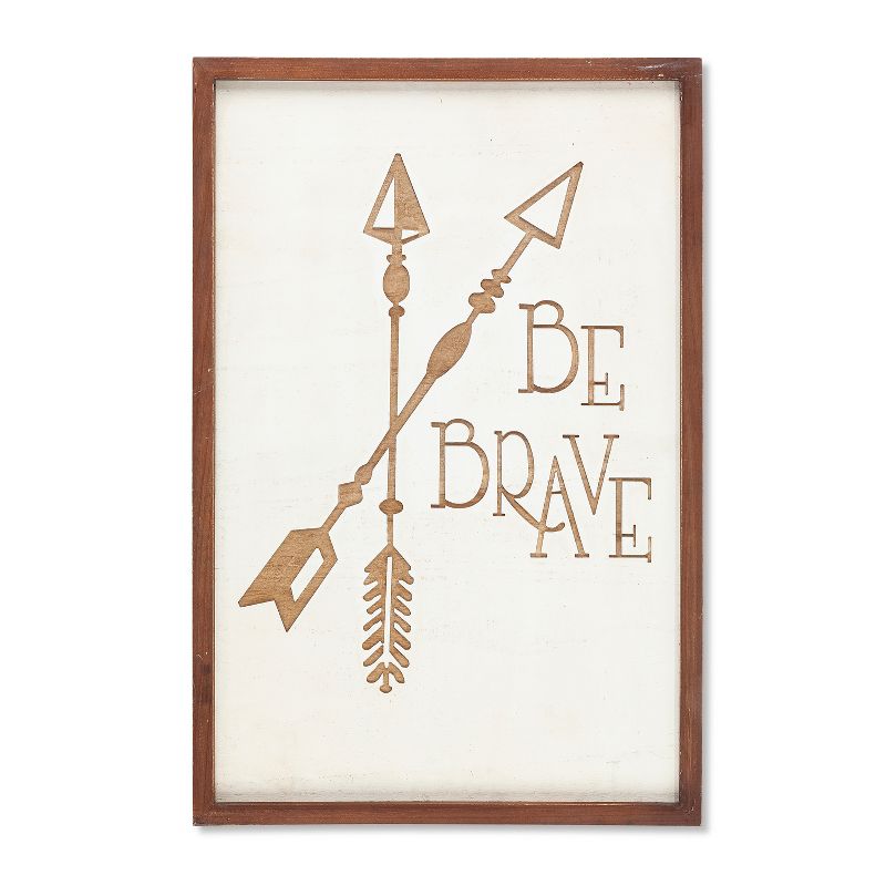 Lone Elm Studios Set of Three Laser Engraved Wooden Inspirational Wall D'ecor