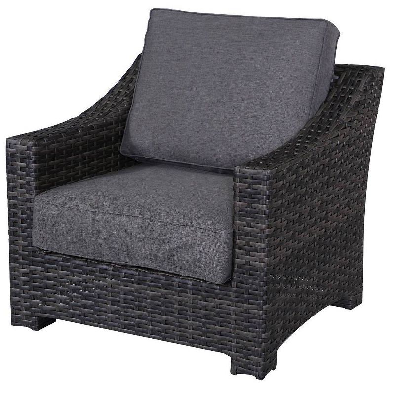 Bora Bora Wicker Patio Club Chair - Gray - Teva