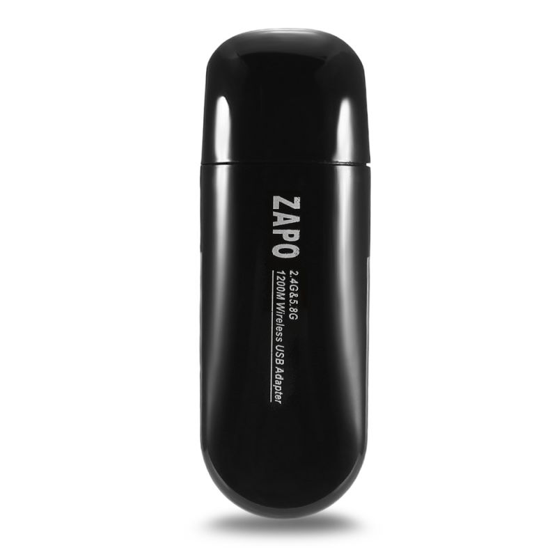 802.11AC Dual Band 2.4G/5G Wireless USB3.0 Wifi Adapter 1200Mbps USB Wifi Dongle support Windows Mac 2DBi Antenna Wifi Receiver for desktop laptop PC