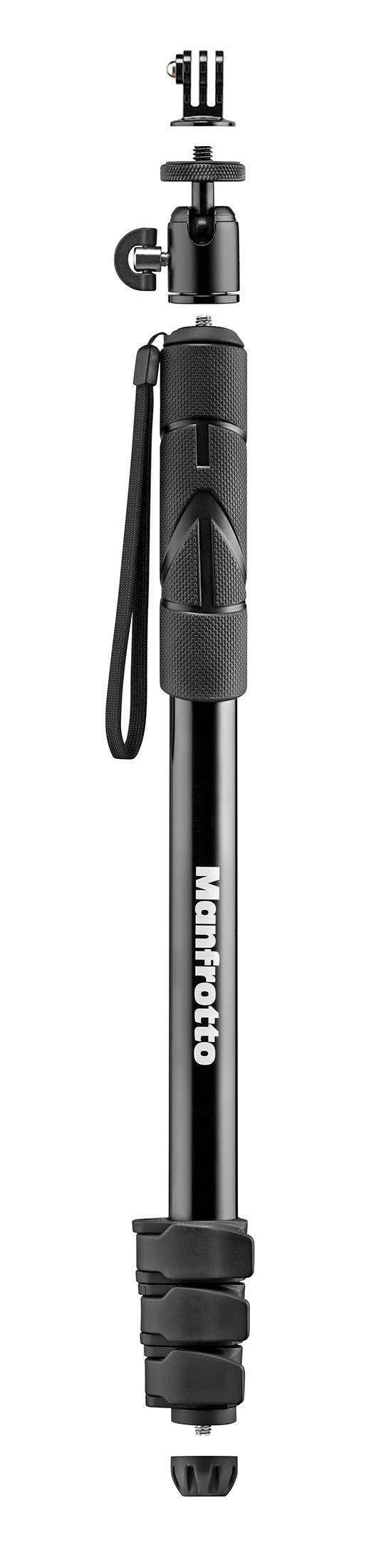 Manfrotto Compact Xtreme 2-in-1 Monopod and Pole, Black #MPCOMPACT-BK