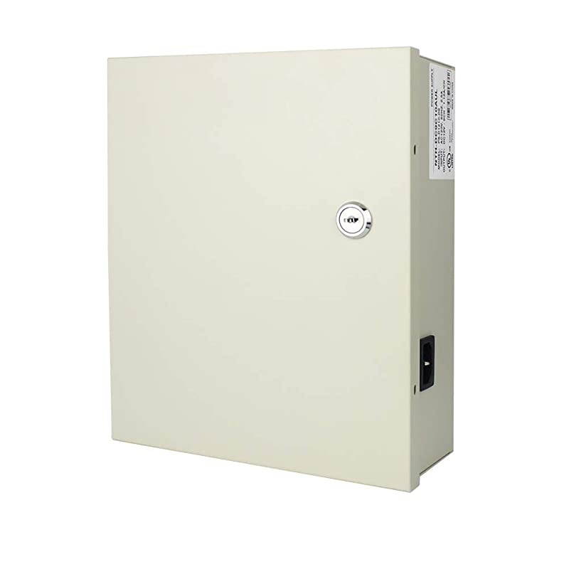 CCTV Power Supply 18CH Channel Port Box  Distributed Power Supply Output 12V DC for CCTV DVR Security System and Cameras UL Listed 10A