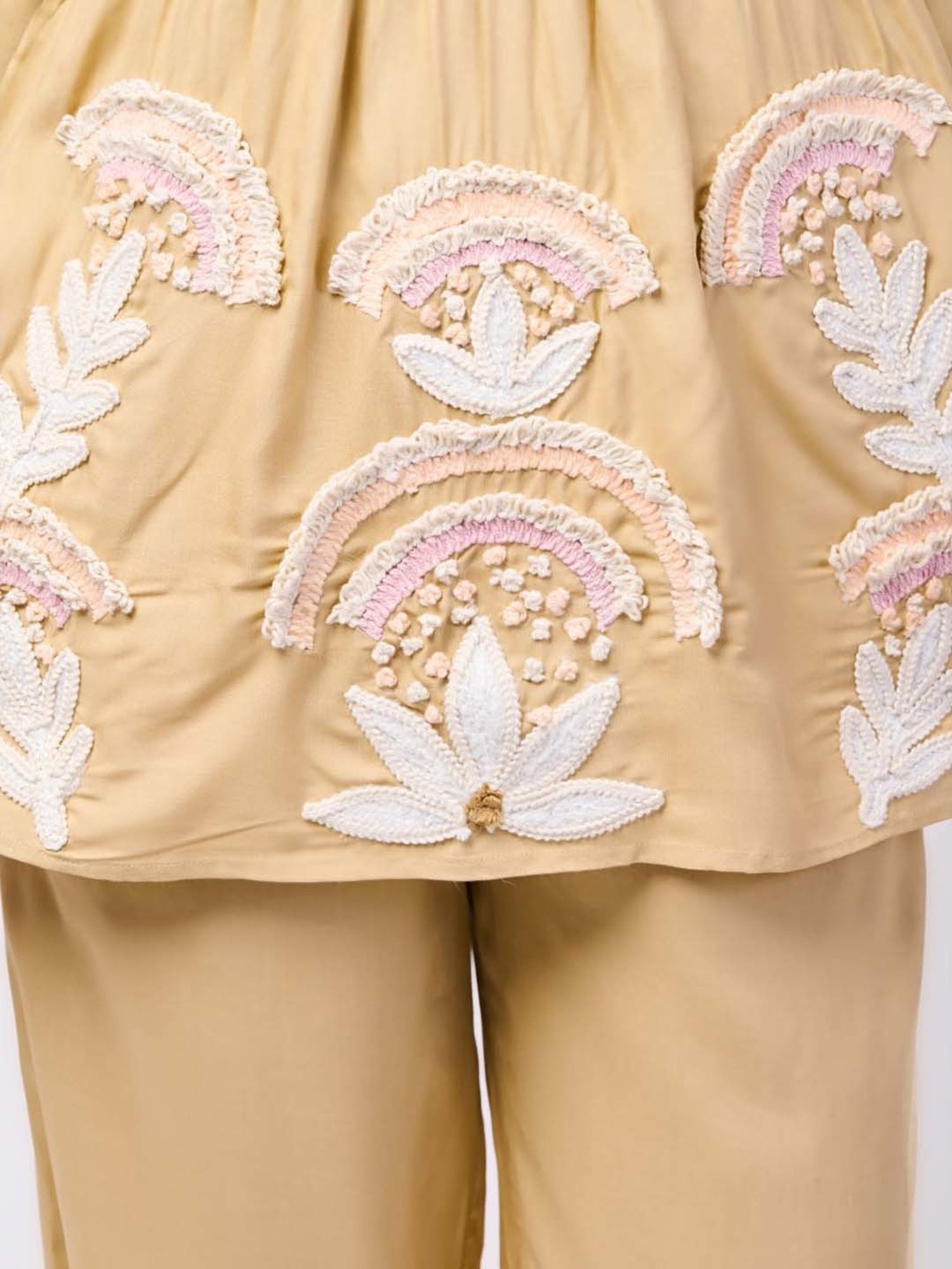 Melon by PlusS Blue Printed Shirt Pant Set