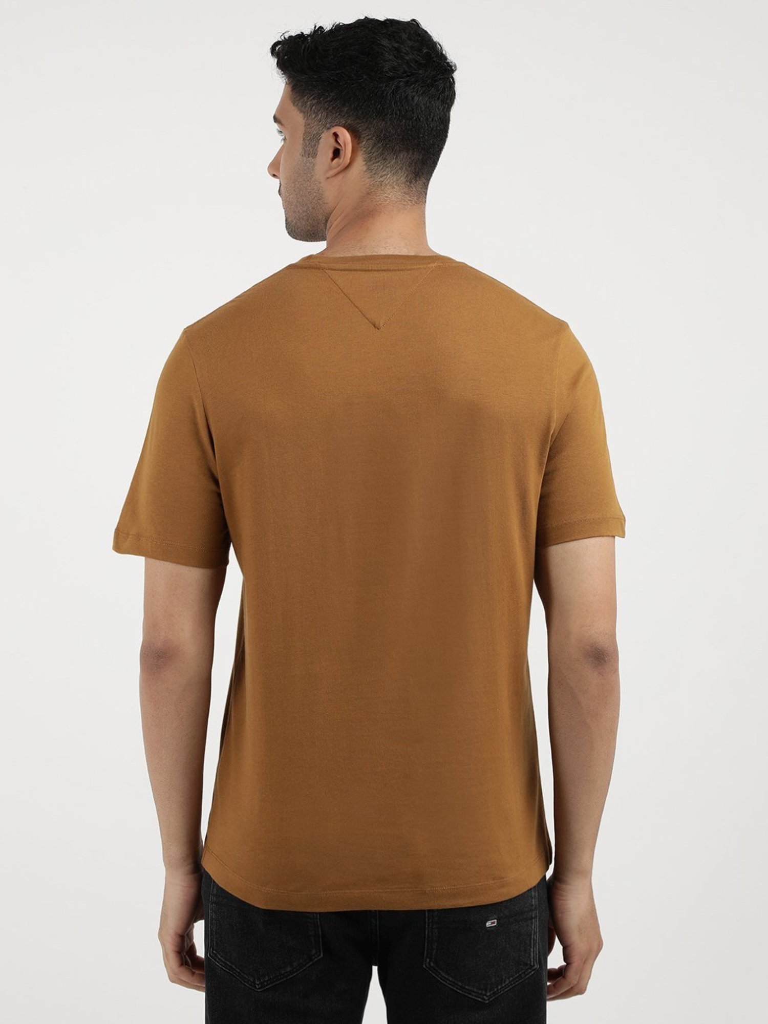 Tommy Hilfiger Country Brown Cotton Regular Fit Printed T-Shirt