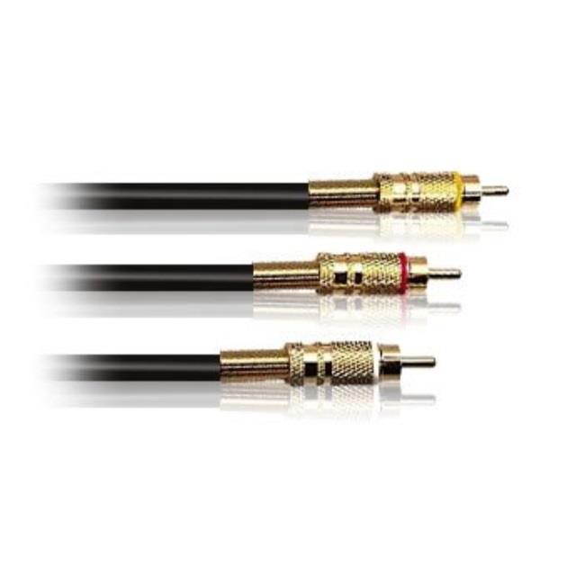 radio shack gold series stereo audio/video cable