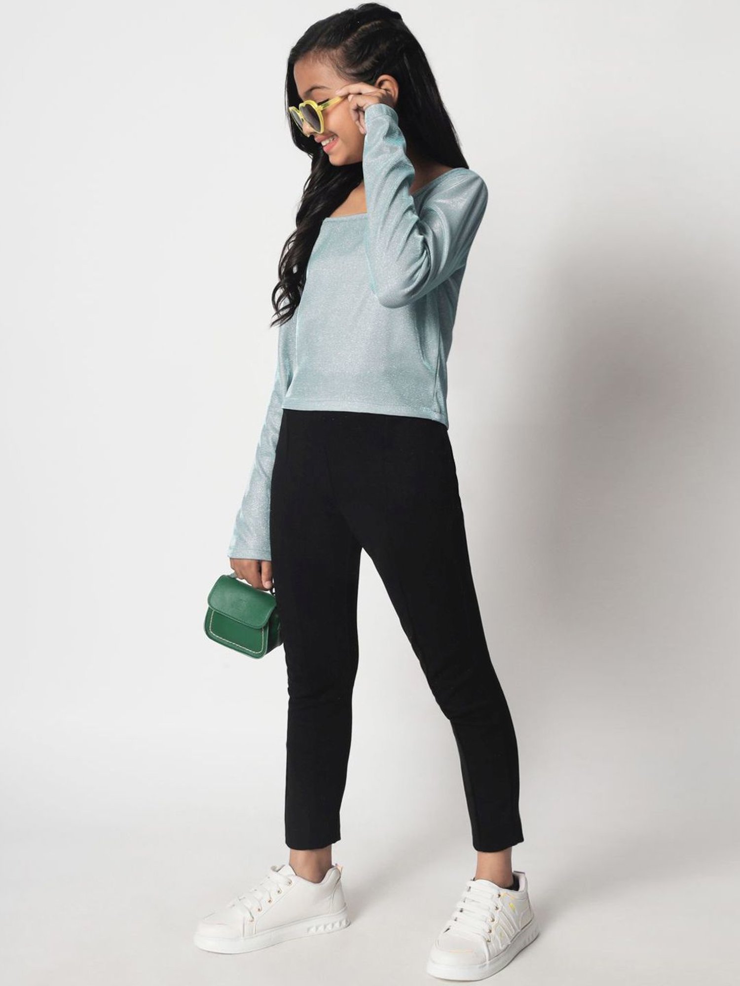 Cutecumber Kids Plum Lace Top