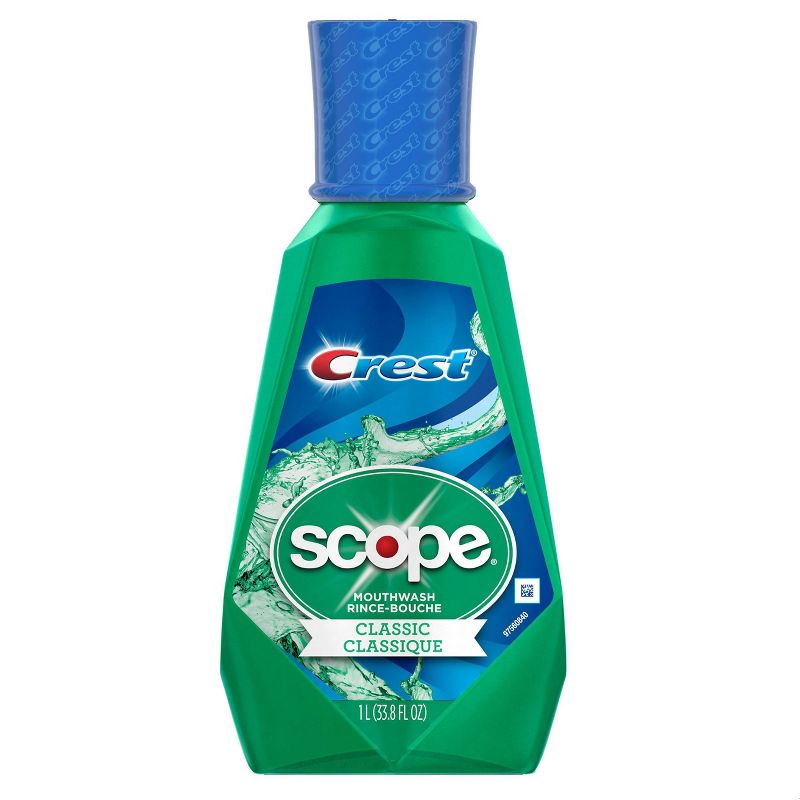 Crest Scope Classic Mouthwash Original Formula - 33.8 fl oz