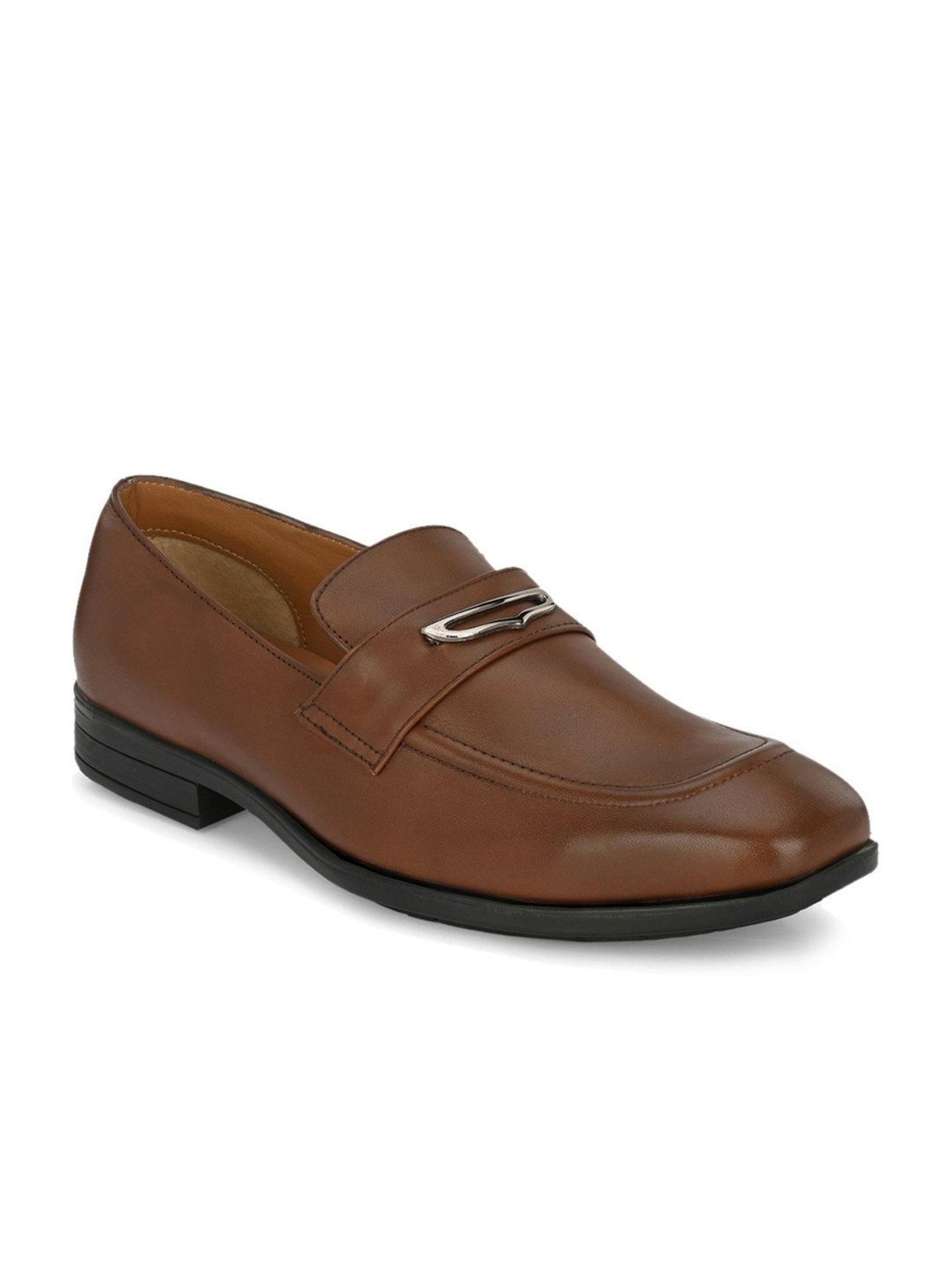 Clog London Men's Brown Formal Loafers
