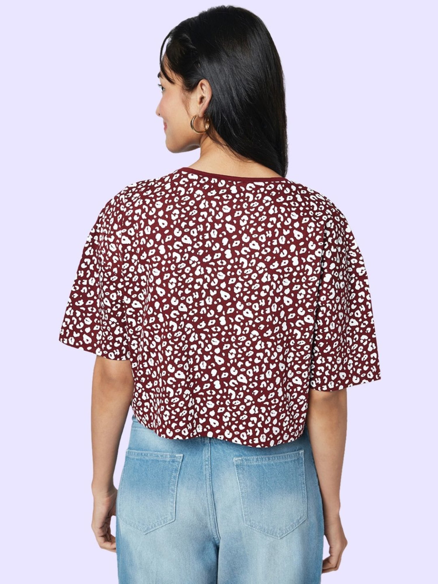 Fame Forever by Lifestyle White Cotton Printed T-Shirt