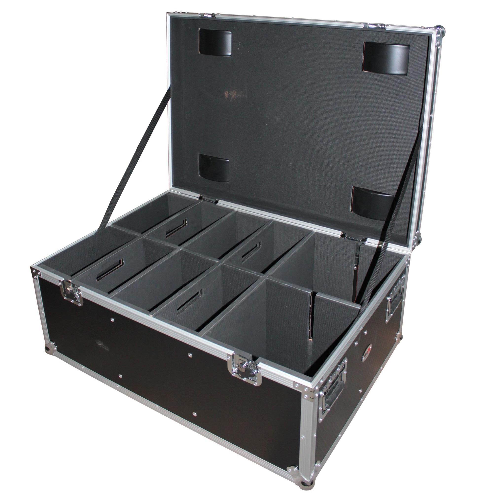 Par Can Utility Case W-Wheels Will Hold 6 or 12 Par Lights