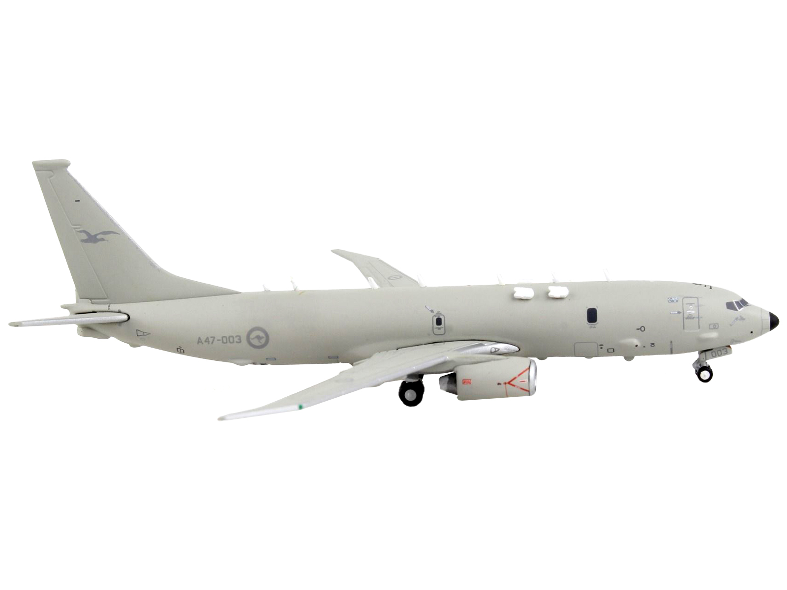 Boeing P-8 Poseidon Patrol Aircraft "Republic of Korea Air Force" Gray "Gemini 200" Series 1/200 Diecast Model Airplane by GeminiJets