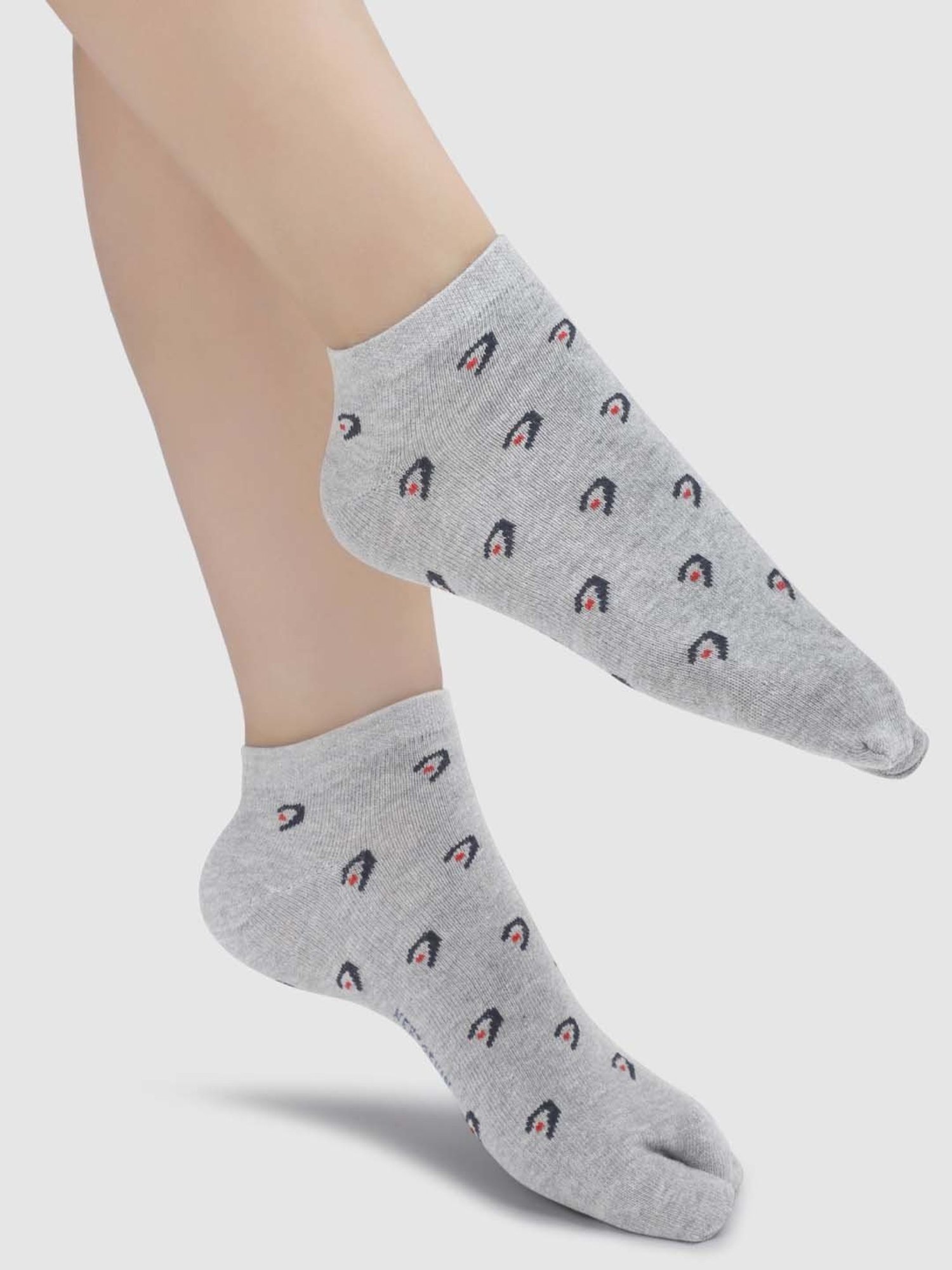 NEXT2SKIN Assorted Color Cotton Ankle Socks - Pack Of 6