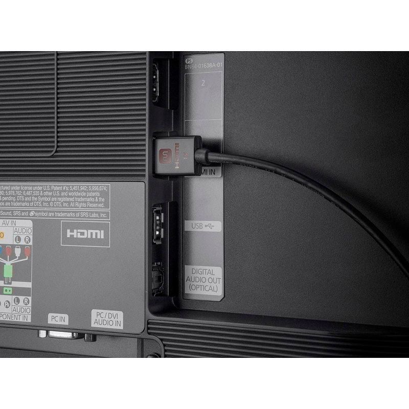 Monoprice HDMI High Speed Active Cable - 10 Feet - Black, 4K@60Hz, HDR, 18Gbps, 36AWG, YUV 4:4:4 - Ultra Slim Active Series