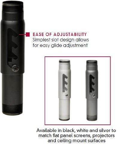 PEERLESS INDUSTRIES 18/24IN ADJ EXTN COLUMN