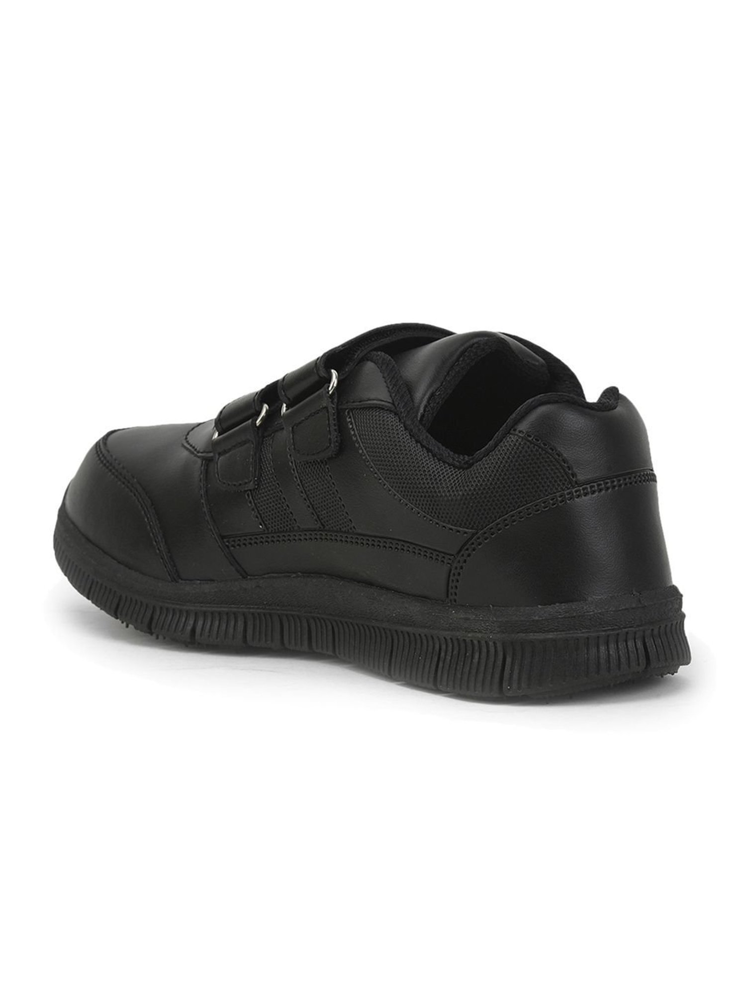 Force10 By Liberty Kids Black Velcro Shoes