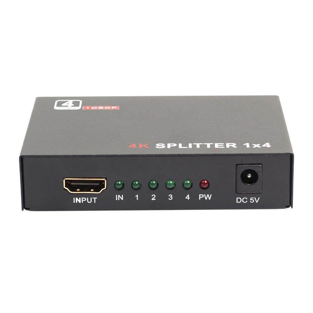 Repeater Amplifier Ultra HD 4K 4 Port HDMI Splitter 1x4 Repeater Amplifier 1080P 3D Hub 1 In 4 Out JL.10