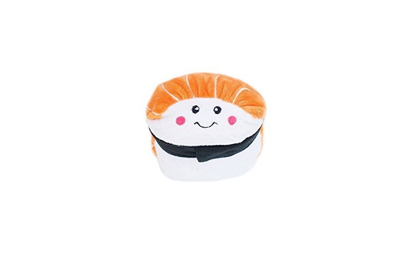 ZippyPaws - NomNomz Plush Squeaker Dog Toy for The Foodie Pup - Sushi