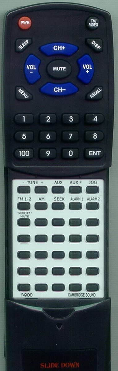 Replacement Remote Control for Cambridge SOUNDWORKS P490060, C173RDNI, 730, SOUNDWORKS Radio 730